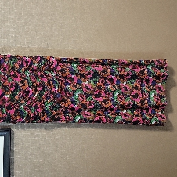 Misa Marilyn Mesh Flora Dress - Picture 6 of 14